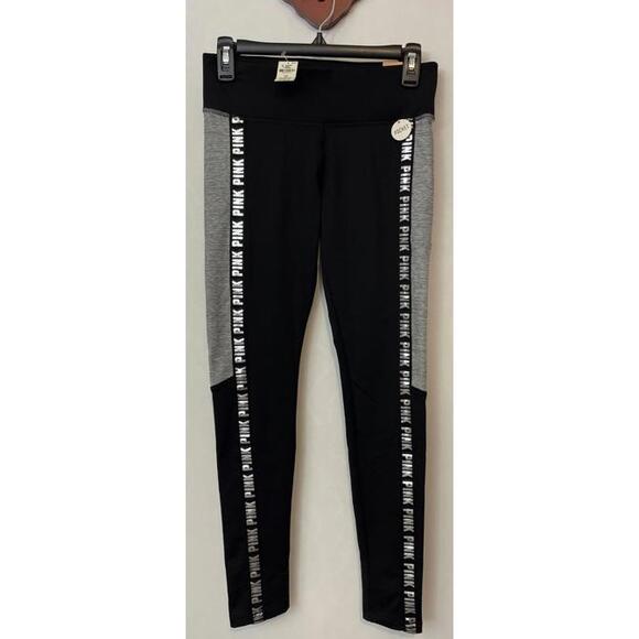 Victoria's Secret Pants - Victorias Secret PINK Small Black Cozy Winter Pull-On Pocket Legging NEW! A1803